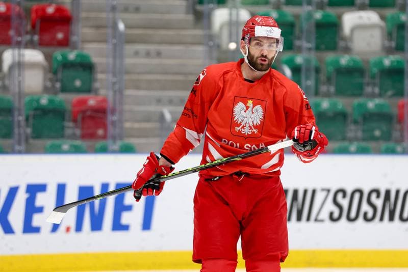 Ice Hockey. Poland national team. Training. 30.04.2024