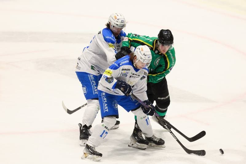 Ice Hockey. Tauron Hokej Liga. Re-Plast Unia Oswiecim - JKH GKS Jastrzebie. 18.02.2024