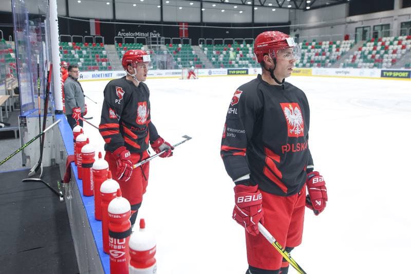 Ice Hockey. Poland national team. Training. 06.05.2024