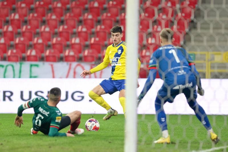 Football. Fortuna I Liga. GKS Tychy - Arka Gdynia. 01.03.2024
