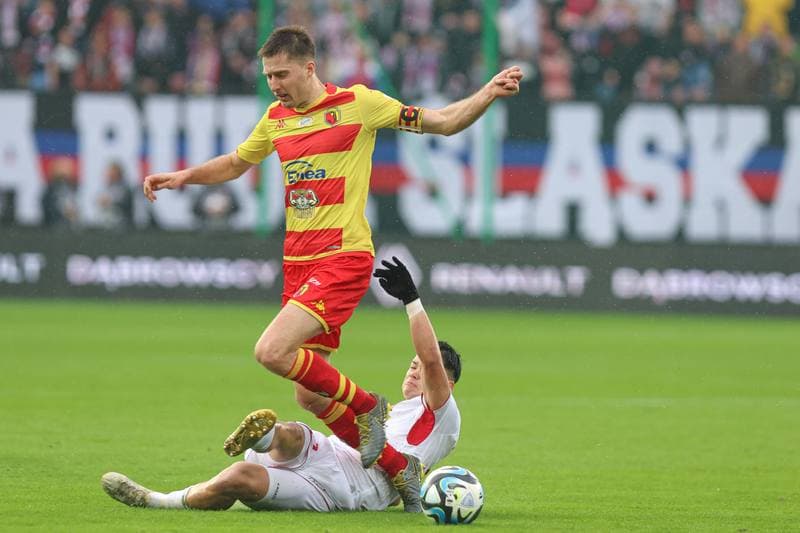 Football. PKO BP Ekstraklasa. Gornik Zabrze - Jagiellonia Bialystok. 02.03.2024