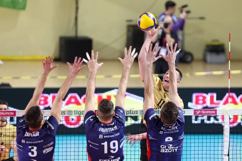 Volleyball. PlusLiga. GKS Katowice - Grupa Azoty ZAKSA Kedzierzyn-Kozle. 10.02.2024