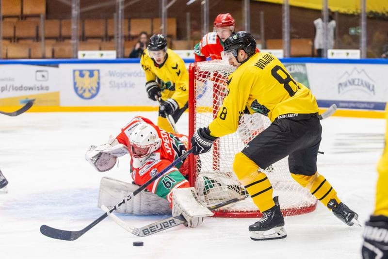 Ice Hockey. Polska Hokej Liga. GKS Katowice - Zaglebie Sosnowiec. 28.10.2022