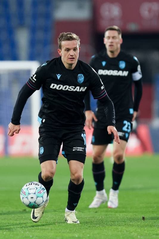 Football. Fortuna:Liga. Banik Ostrava - Viktoria Plzen. 13.02.2024