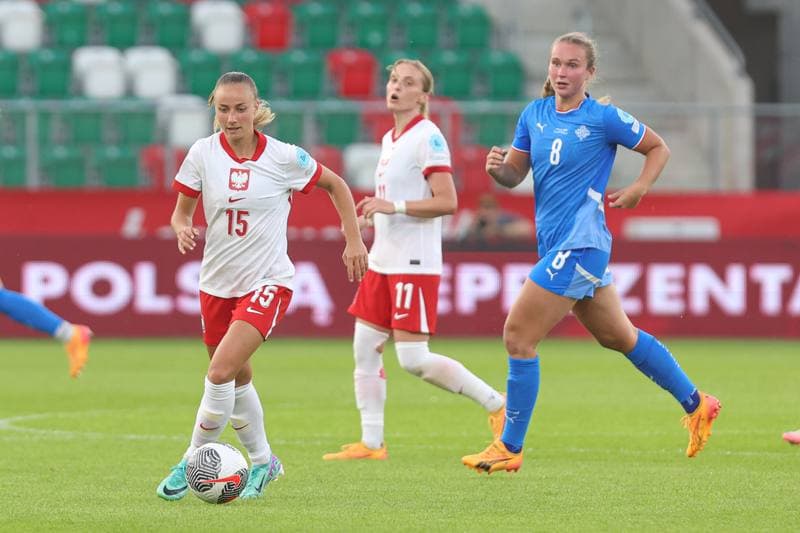 Football. UEFA Women's European Qualifiers. Poland - Iceland. 16.07.2024