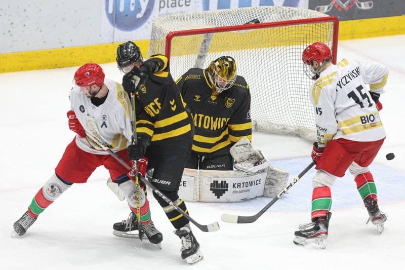 Ice Hockey. Tauron Hokej Liga. Zaglebie Sosnowiec - GKS Katowice. 12.03.2024