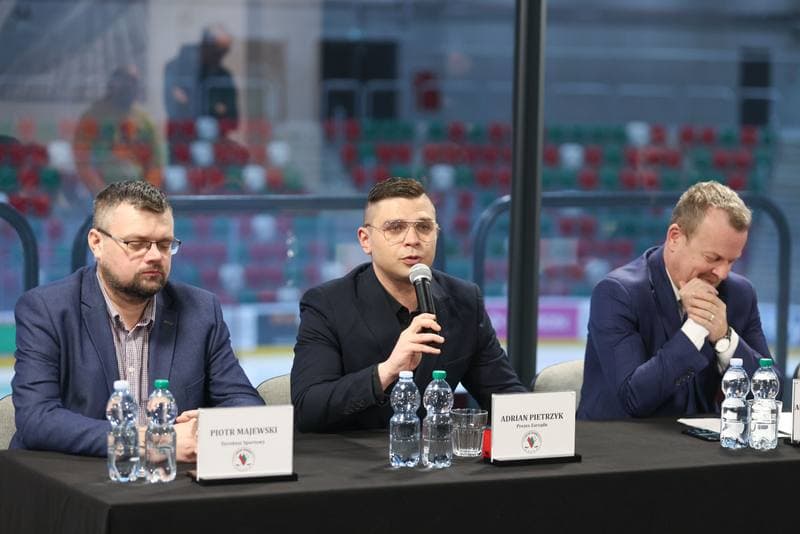Ice Hockey. EC Bedzin. Press Conference. 03.04.2024