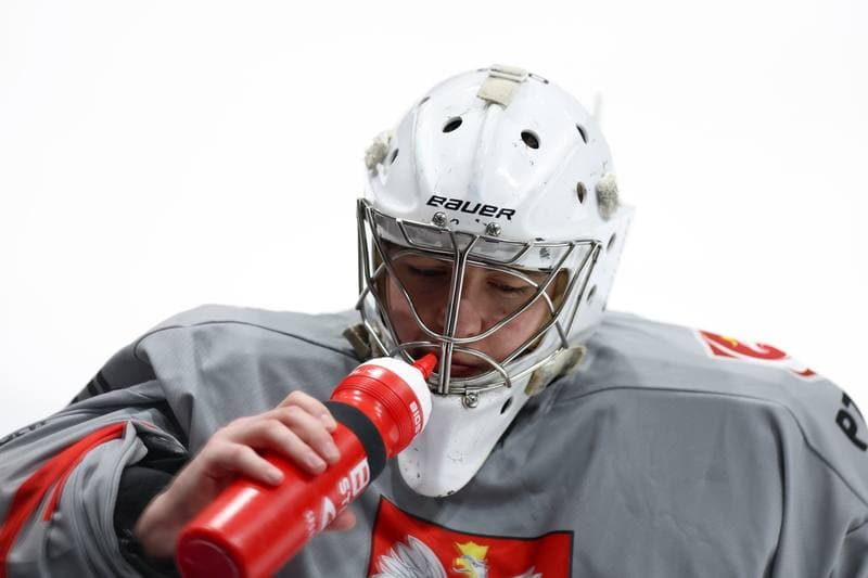 Ice Hockey. Poland national team. Training. 02.04.2024