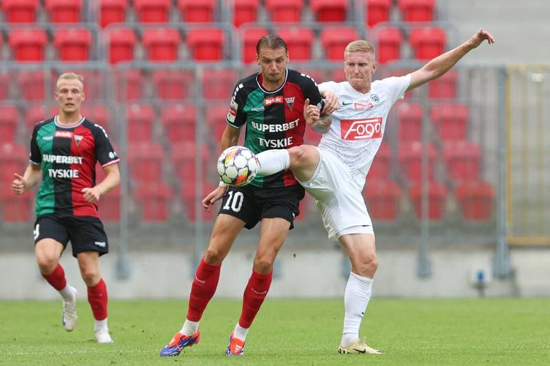 Football. Betclic I liga. GKS Tychy - Warta Poznan. 02.08.2024