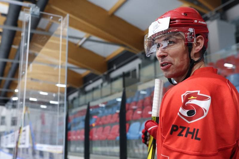 Ice Hockey. Poland national team. Training. 17.04.2024