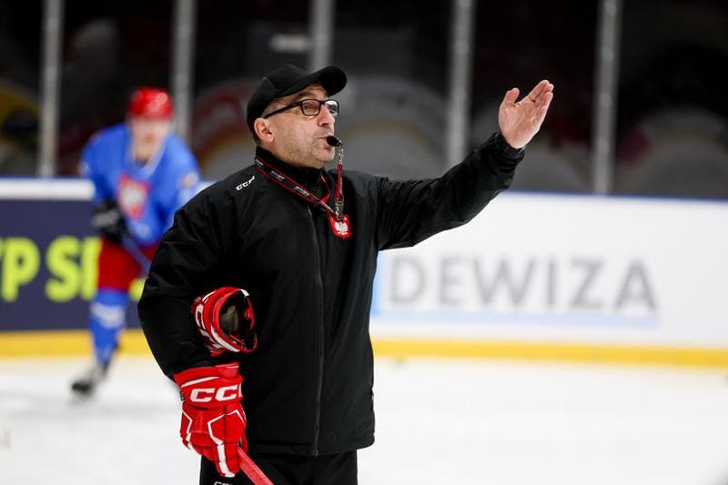 Ice Hockey. Poland national team. Training. 16.04.2024