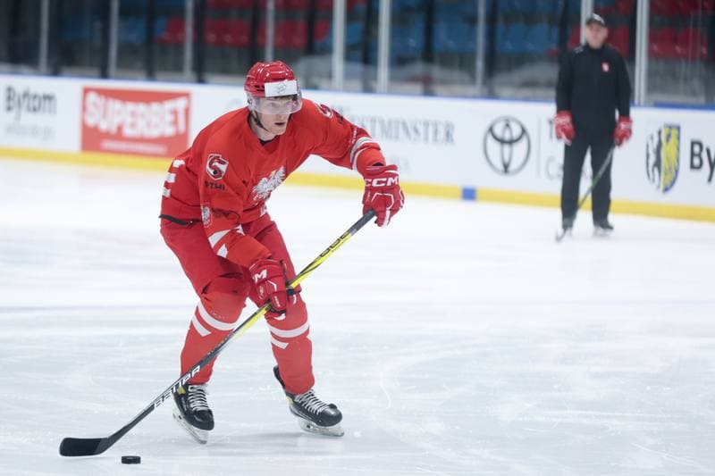Ice Hockey. Poland national team. Training. 17.04.2024