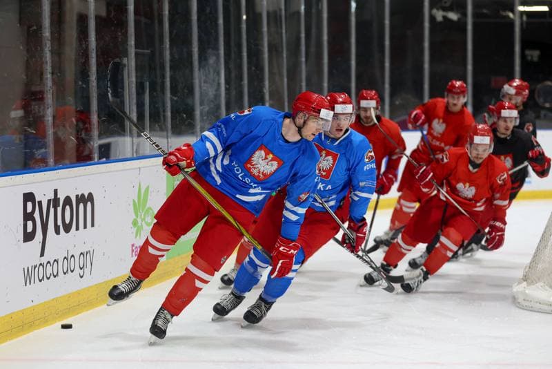 Ice Hockey. Poland national team. Training. 22.04.2024