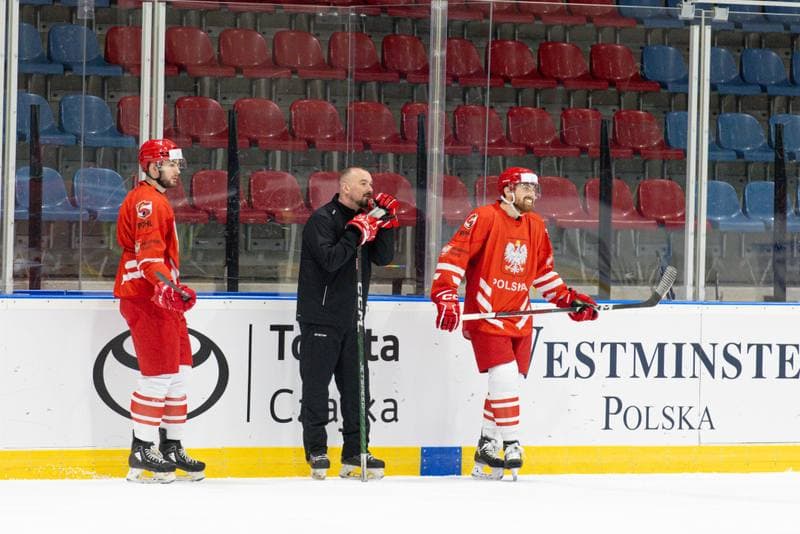 Ice Hockey. Poland national team. Training. 24.04.2024