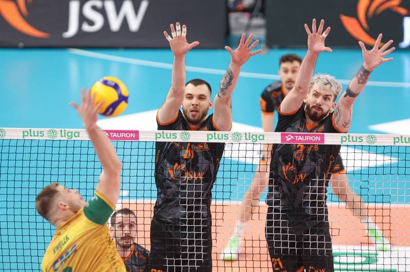 Volleyball. PlusLiga. Jastrzebski Wegiel - Aluron CMC Warta Zawiercie. 28.04.2024