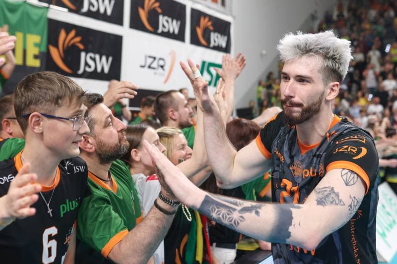 Volleyball. PlusLiga. Jastrzebski Wegiel - Aluron CMC Warta Zawiercie. 28.04.2024