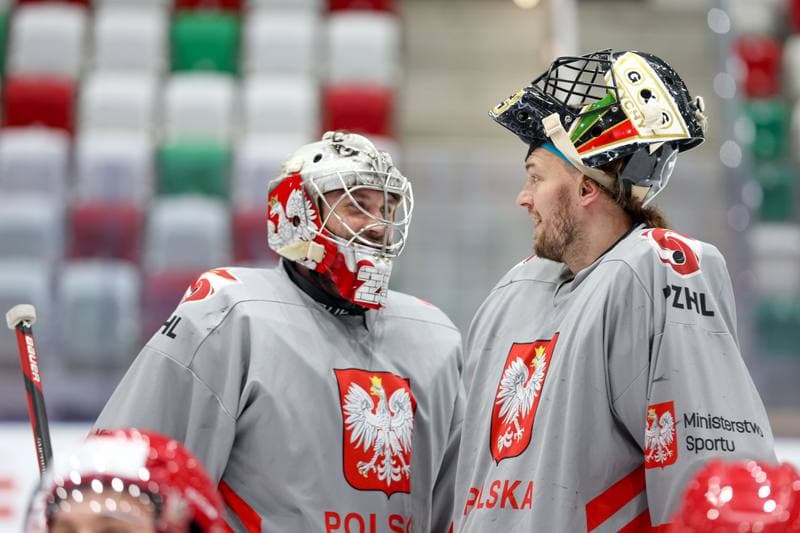 Ice Hockey. Poland national team. Training. 30.04.2024