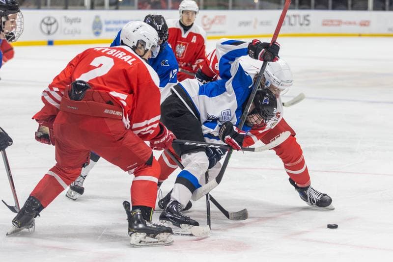 Ice Hockey. U20 World Championship Division 1B. Poland - Estonia. 11.12.2022
