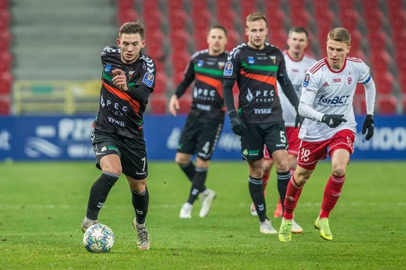 Football. Totolotek Puchar Polski. GKS Tychy - LKS Lodz. 04.12.2019