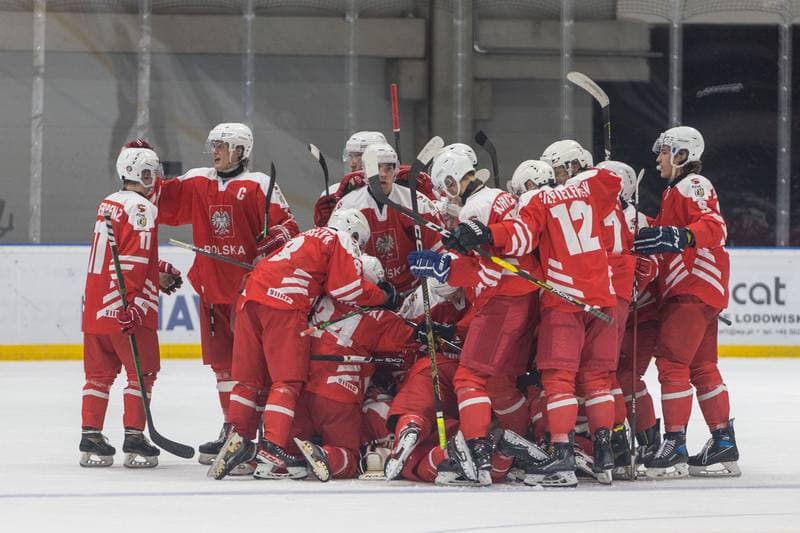 Ice Hockey. U20 World Championship Division 1B. Poland - Estonia. 11.12.2022