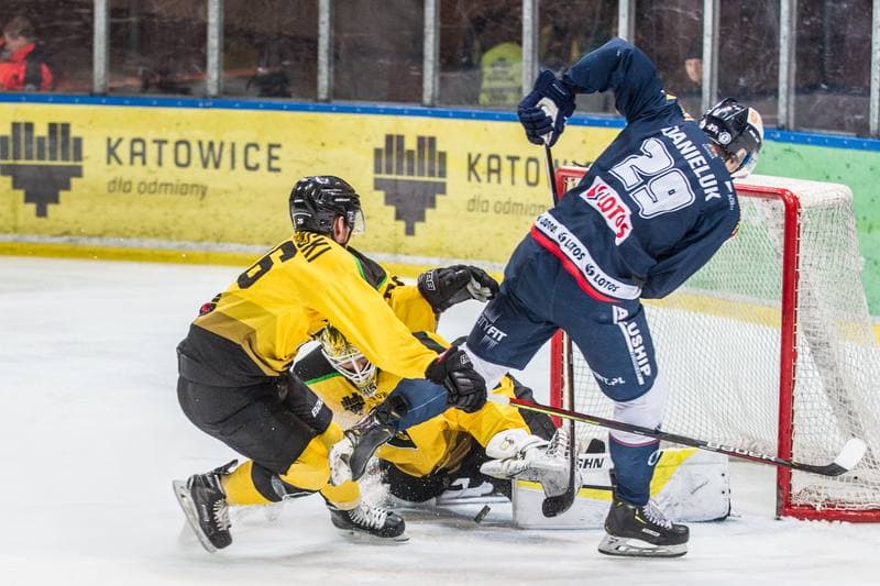 Ice Hockey. Polska Hokej Liga. GKS Katowice - Lotos PKH Gdansk. 19.01.2020