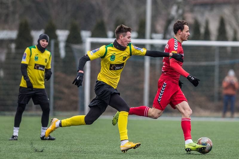 Football. Sparing. GKS Jastrzebie - Zaglebie Sosnowiec. 22.01.2020