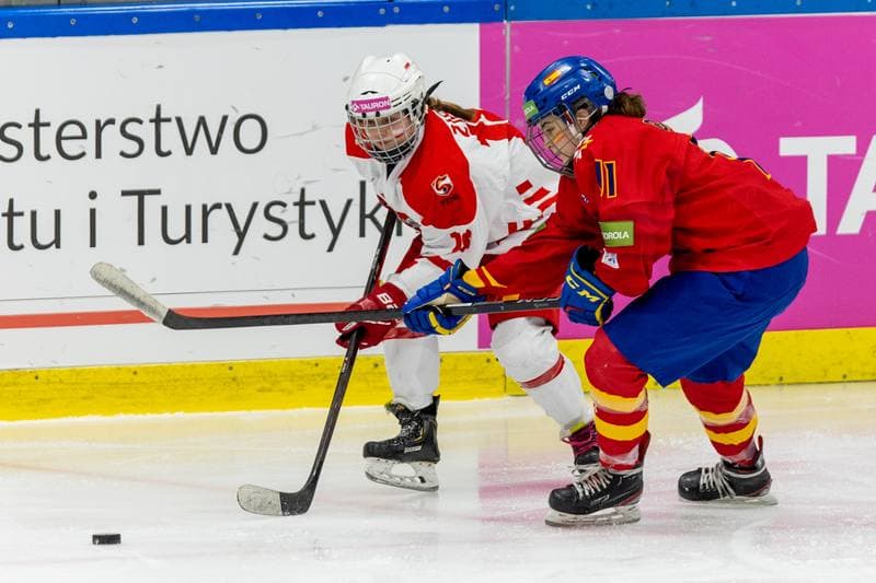 Ice Hockey. Women's U18 World Championship Division 1B. Poland - Spain. 13.01.2023