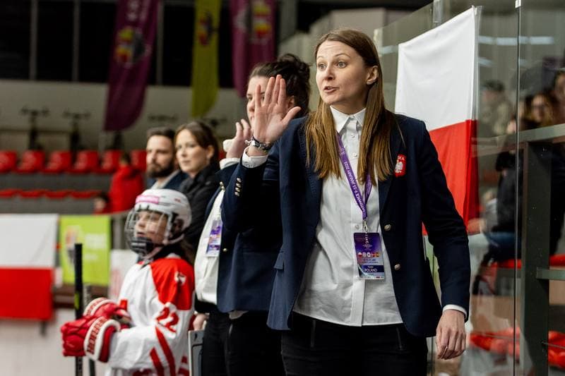 Ice Hockey. Women's U18 World Championship Division 1B. Poland - Spain. 13.01.2023