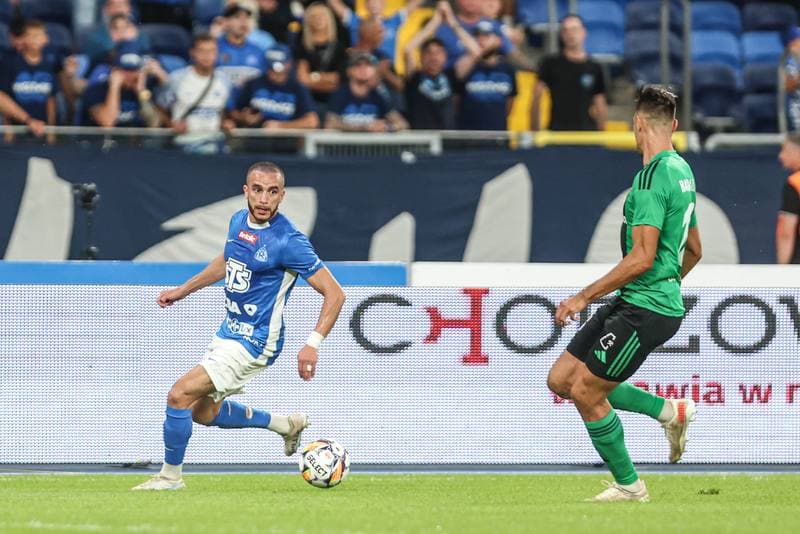 Football. Betclic I liga. Ruch Chorzow - Gornik Leczna. 31.08.2024