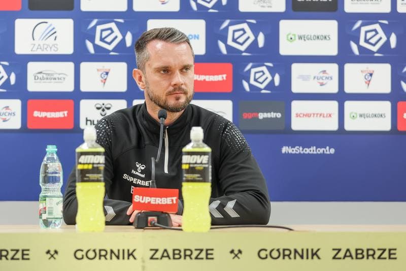 Football. Gornik Zabrze. Press Conference. 16.03.2023