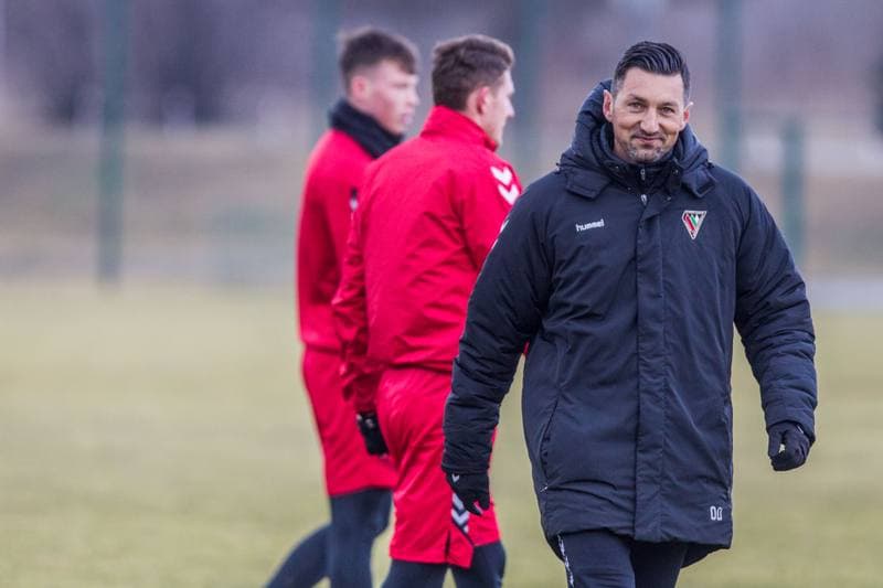 Football. Zaglebie Sosnowiec. Training. 20.02.2020