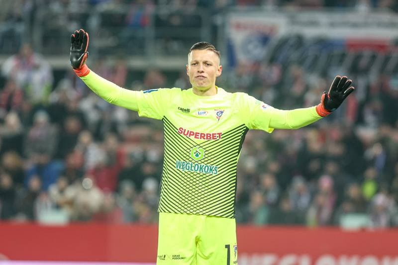 Football. PKO BP Ekstraklasa. Gornik Zabrze - Cracovia Krakow. 28.02.2025