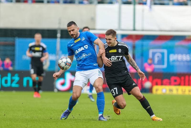 Football. Fortuna I Liga. Ruch Chorzow - LKS Lodz. 19.03.2023
