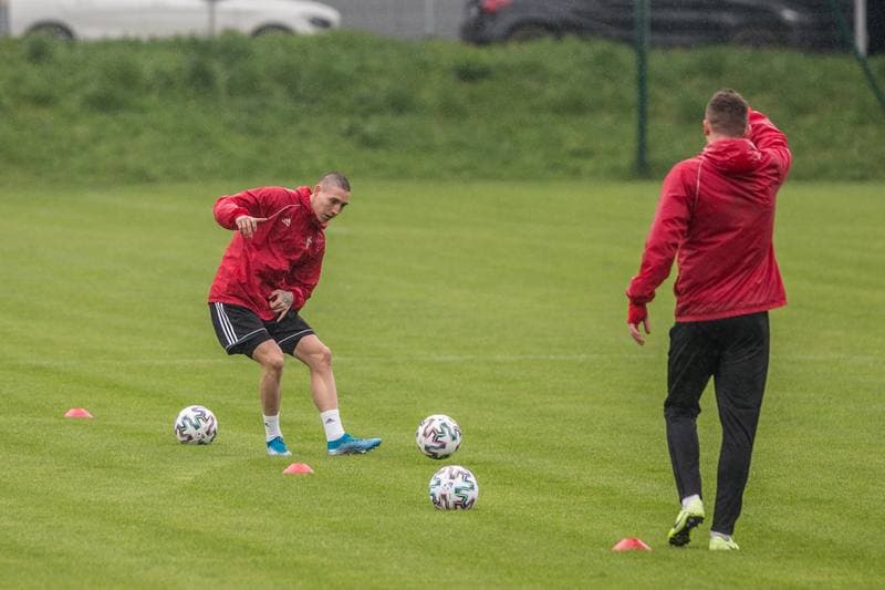 Football. Gornik Zabrze. Training. 06.05.2020