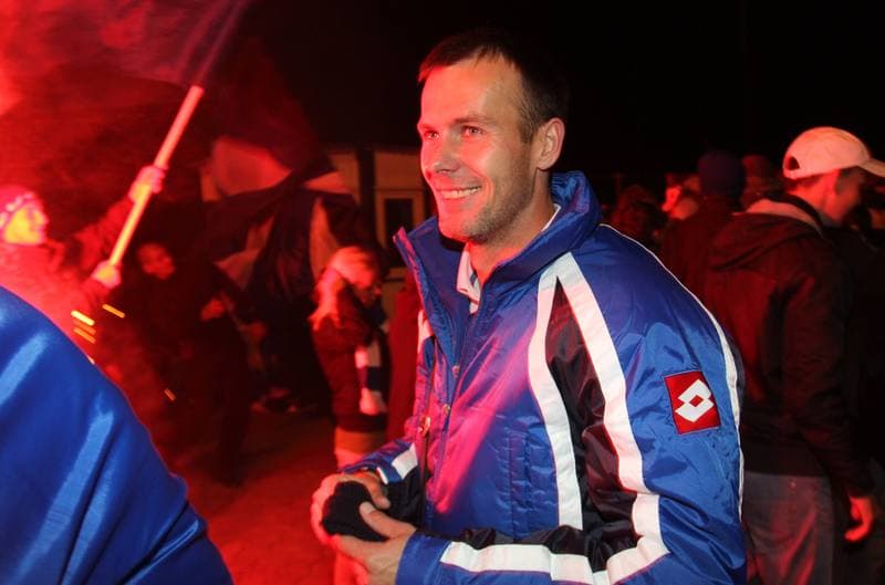 Football. Ruch Chorzow. Press Conference. 21.10.2011