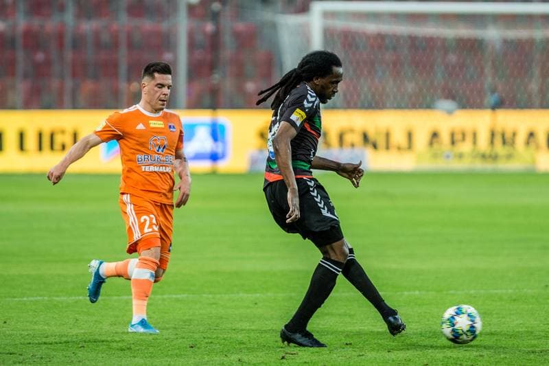 Football. Fortuna I Liga. GKS Tychy - Bruk-Bet Termalica Nieciecza. 01.07.2020