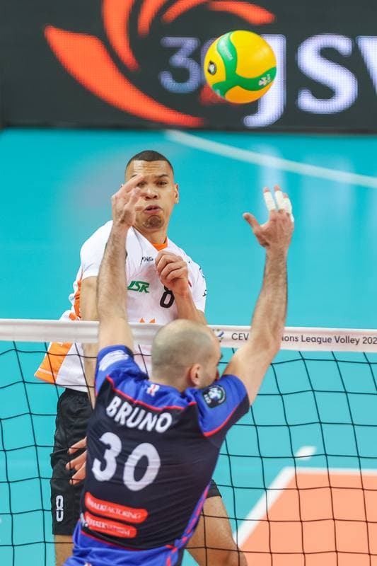 Volleyball. CEV Champions League. Jastrzebski Wegiel - Halbank Ankara. 04.05.2023