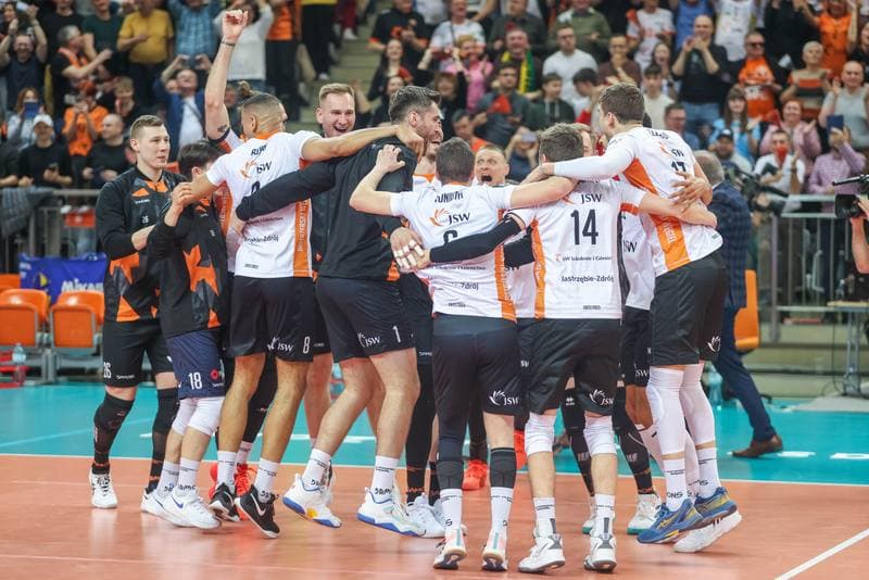 Volleyball. CEV Champions League. Jastrzebski Wegiel - Halbank Ankara. 04.05.2023