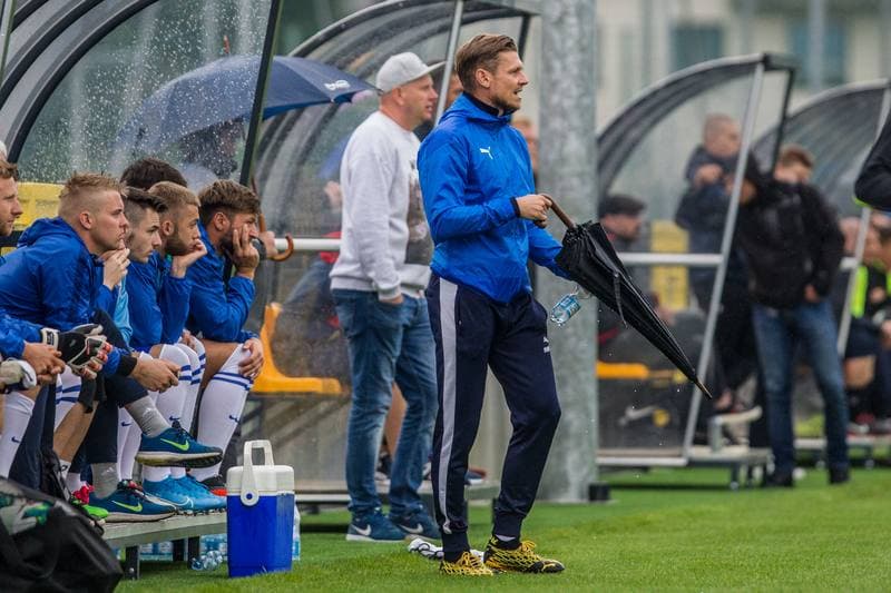Football. Sparing. LKS Goczalkowice Zdroj - Wieczysta Krakow. 11.07.2020
