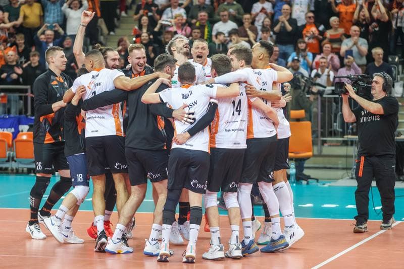 Volleyball. CEV Champions League. Jastrzebski Wegiel - Halbank Ankara. 04.05.2023