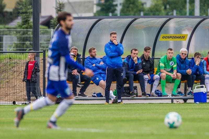 Football. Sparing. LKS Goczalkowice Zdroj - Wieczysta Krakow. 11.07.2020