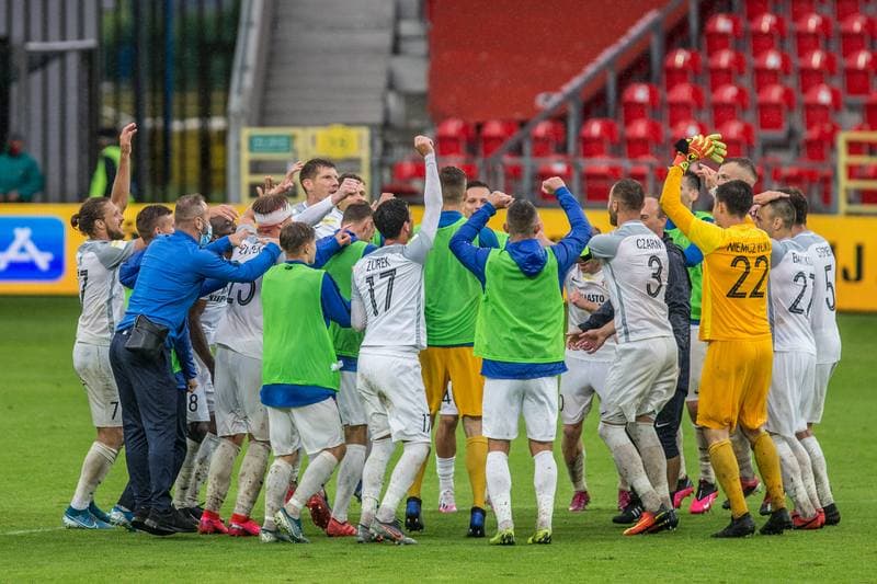 Football. Fortuna I Liga. GKS Tychy - Puszcza Niepolomice. 11.07.2020