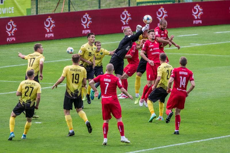 Football. II Liga. GKS Katowice - Widzew Lodz. 12.07.2020