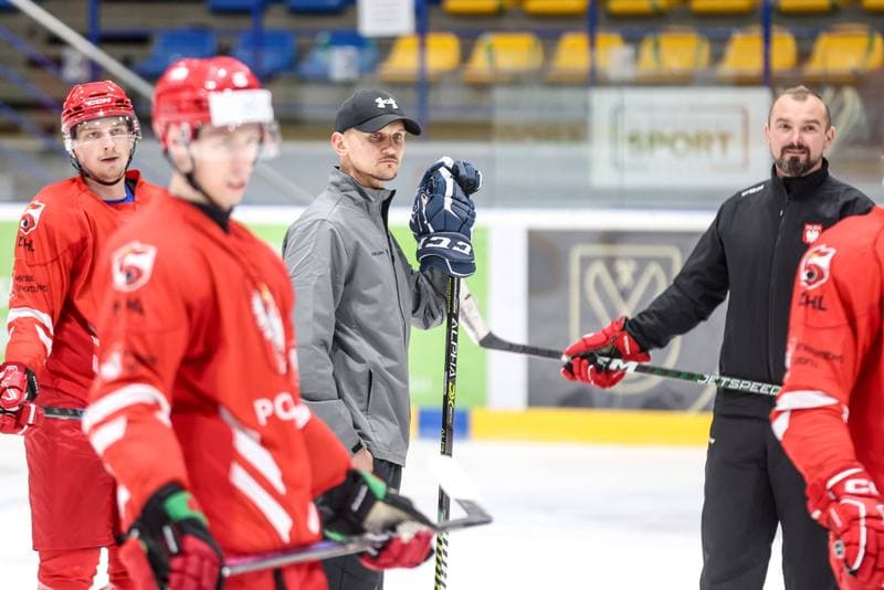 Ice Hockey. Poland national team. Training. 03.11.2024
