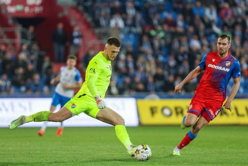 Football. Fortuna:Liga. Banik Ostrava - Viktoria Plzen. 16.04.2023