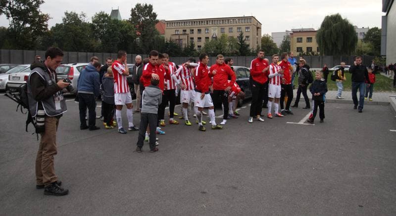 Football. T-Mobile Ekstraklasa. Cracovia Krakow - Pogon Szczecin. 28.09.2013