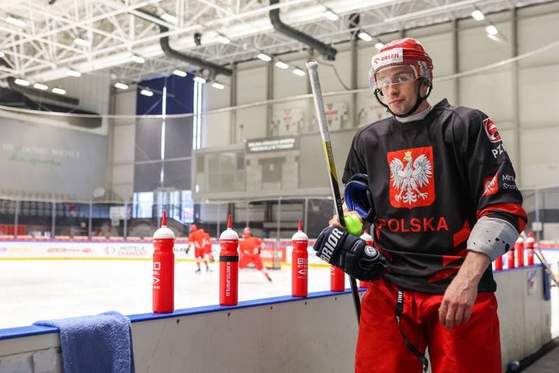 Ice Hockey. Poland national team. Training. 24.04.2023