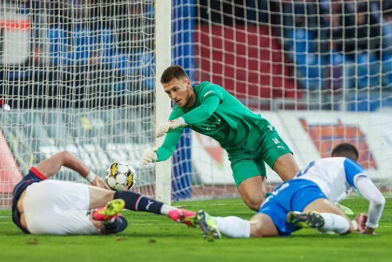 Football. Fortuna:Liga. Banik Ostrava - Slavia Prague. 25.04.2023
