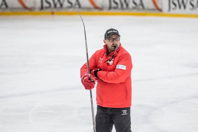 Ice Hockey. Poland national team. Training. 02.11.2020