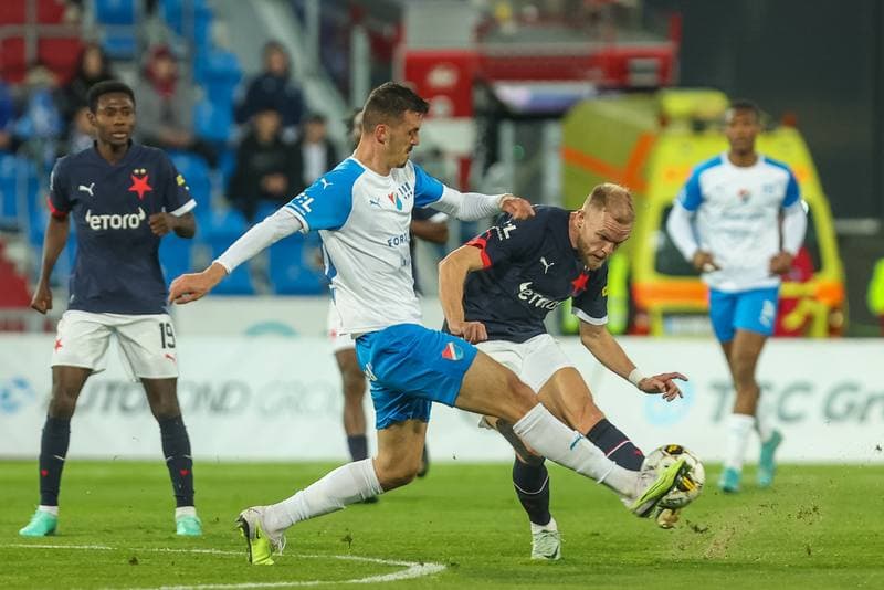 Football. Fortuna:Liga. Banik Ostrava - Slavia Prague. 25.04.2023